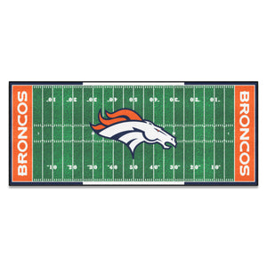 NFL - Denver Broncos Football Field Runner 30x72