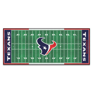 Houston Texans Football Field Runner - 30"x72"