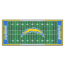 Los Angeles Chargers Football Field Runner - 30"x72"