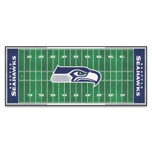 Seattle Seahawks Football Field Runner - 30"x72"