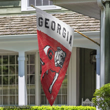 Georgia Bulldogs College Vault Vertical Flag