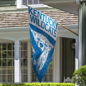 Kentucky Wildcats College Vault Vertical Flag - 28" X 40"