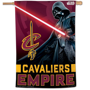 Cleveland Cavaliers Star Wars Darth Vader Vertical Flag 28"x40"      