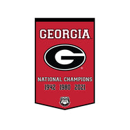 Georgia Bulldogs Dynasty Wool Banner - 24"x36"