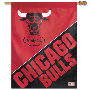Chicago Bulls Hardwood Classics Vertical Flag 28"x40"                                                         