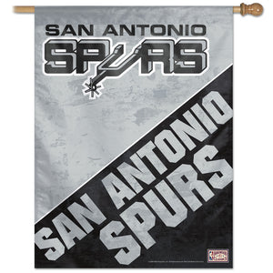 San Antonio Spurs Hardwood Classics Vertical Flag 28"x40"                                                                           