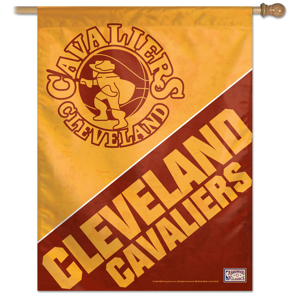 Cleveland Cavaliers Hardwood Classics Vertical Flag 28