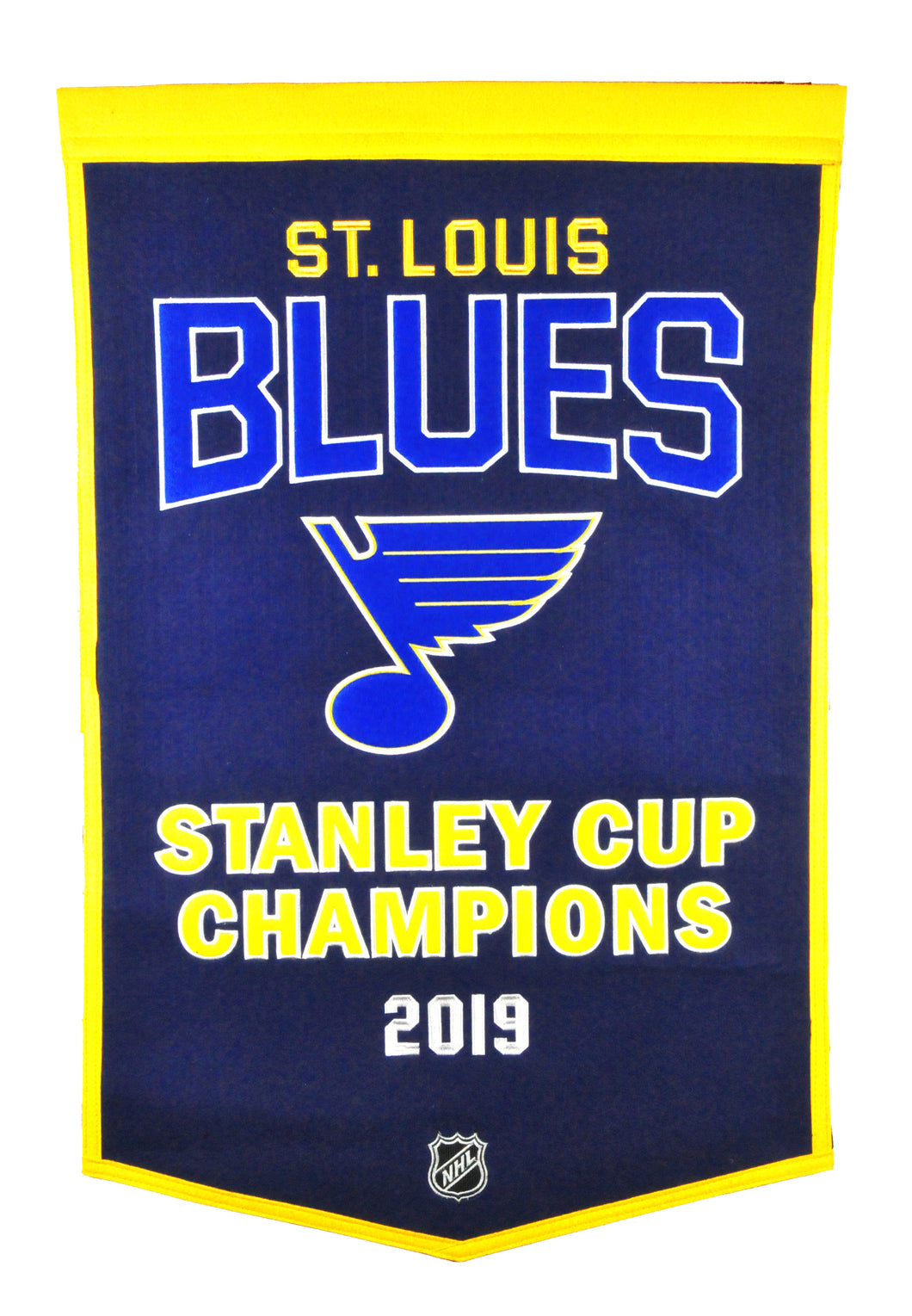 St. Louis Blues Stanley Cup Champions Dynasty Wool Banner - 24
