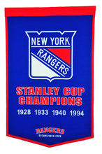 new york rangers dynasty wool banners