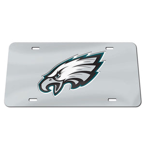 Philadelphia Eagles Chrome Acrylic License Plate