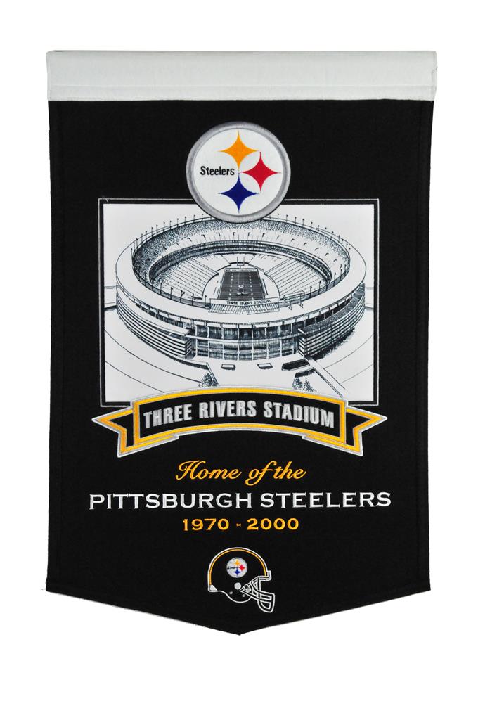 Pittsburgh Steelers Three Rivers Stadium Steelers Banner - 15