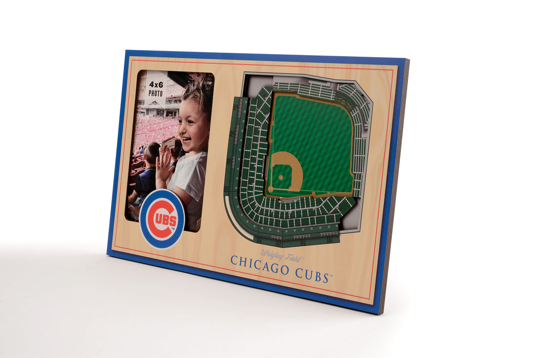 Chicago Cubs 3D StadiumViews Picture Frame