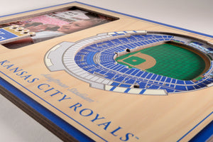 Kansas City Royals 3D StadiumViews Picture Frame