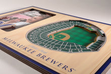 Milwaukee Brewers 3D StadiumViews Picture Frame