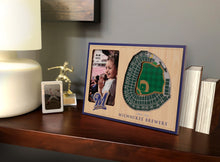 Milwaukee Brewers 3D StadiumViews Picture Frame