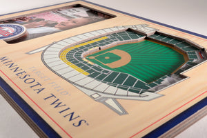Minnesota Twins 3D StadiumViews Picture Frame
