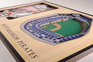 Pittsburgh Pirates 3D StadiumViews Picture Frame