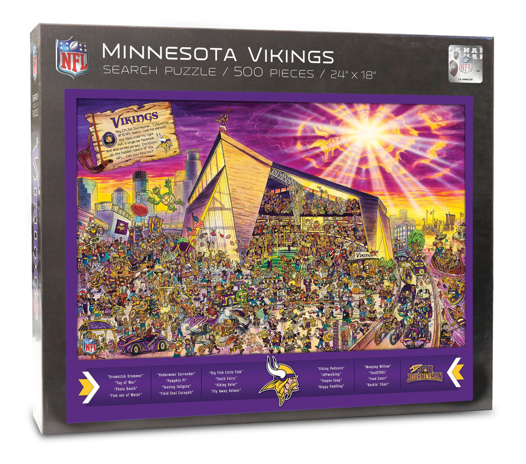 Minnesota Vikings Joe Journeyman Puzzle