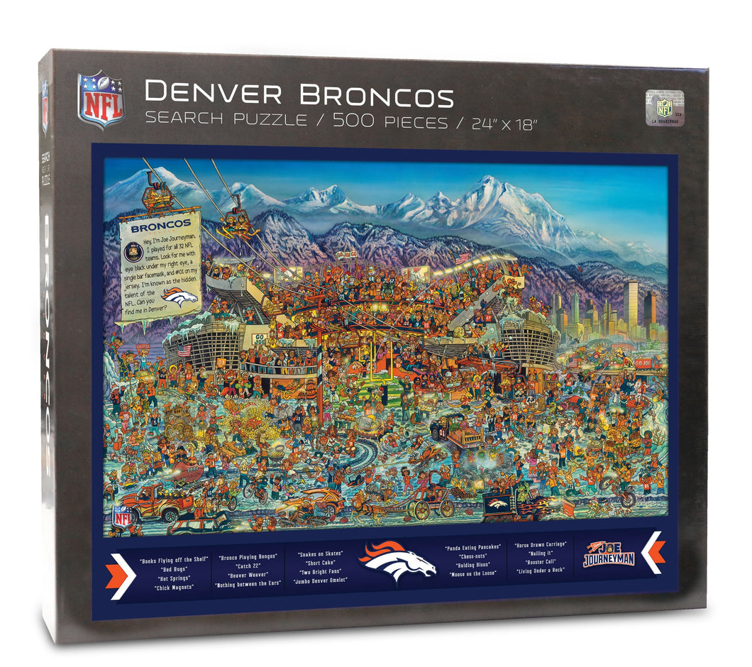 Denver Broncos Joe Journeyman Puzzle