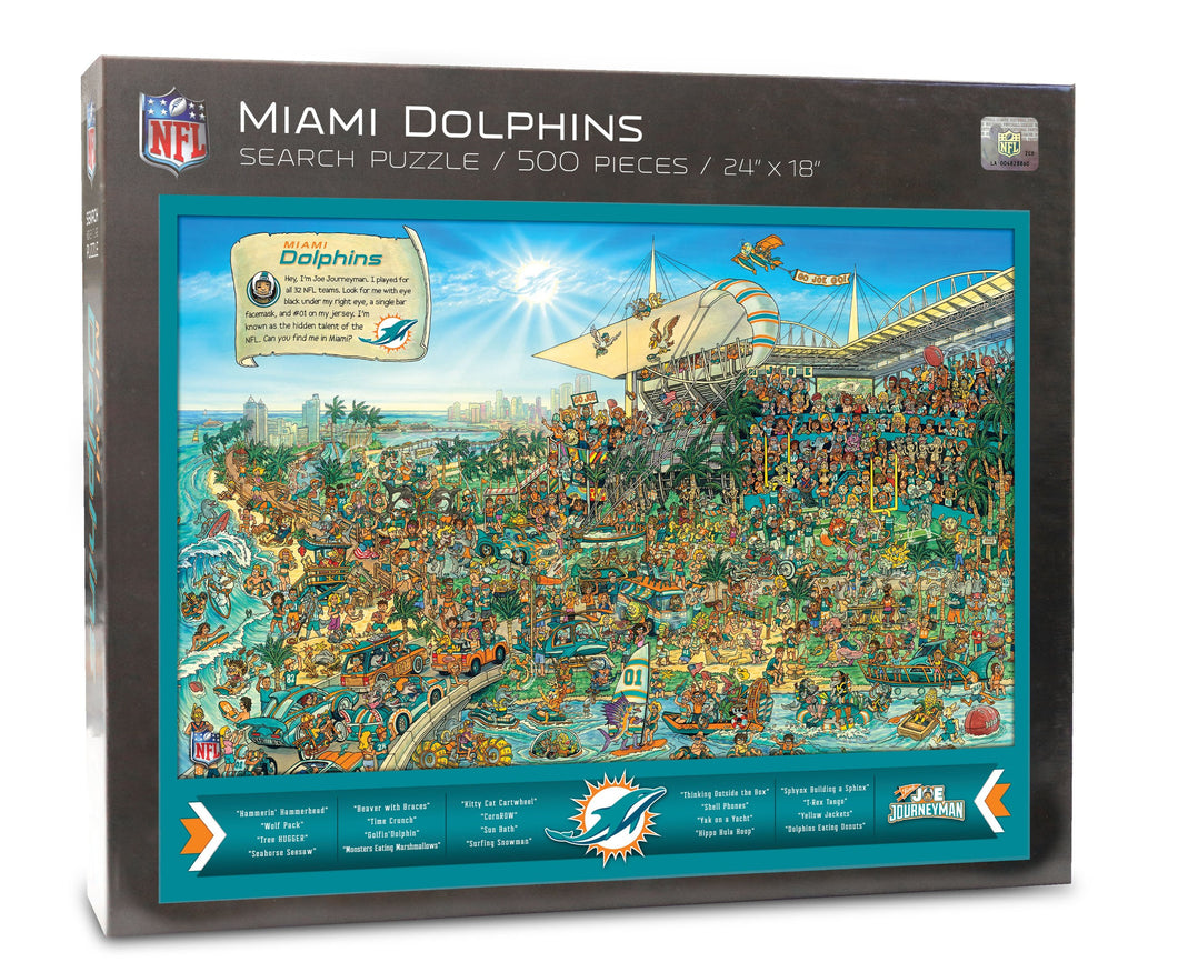 Miami Dolphins Joe Journeyman Puzzle