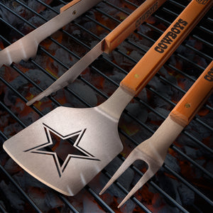 Dallas Cowboys 3 Piece Classic BBQ Grill Set