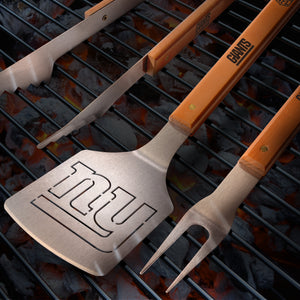 New York Giants 3 Piece Classic BBQ Grill Set