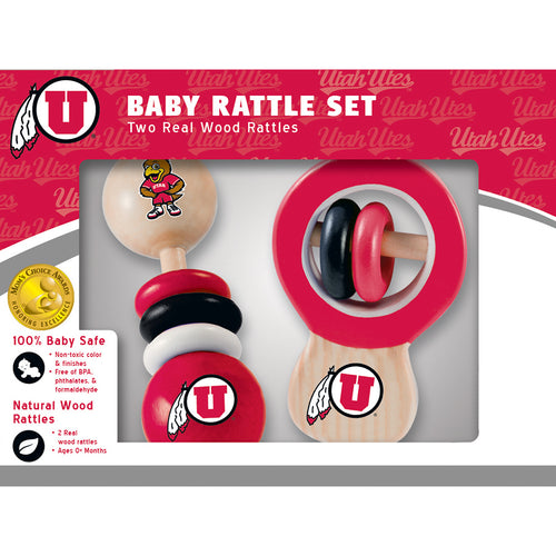 Utah Utes Baby Rattles