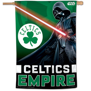 Boston Celtics Star Wars Darth Vader Vertical Flag 28"x40"                                           