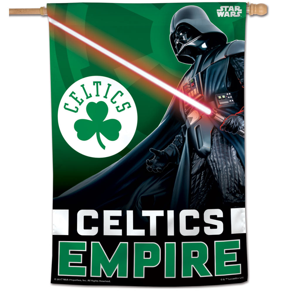 Boston Celtics Star Wars Darth Vader Vertical Flag 28