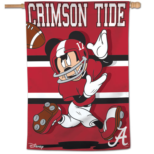 Alabama Crimson Tide Mickey Mouse Vertical Flag 28