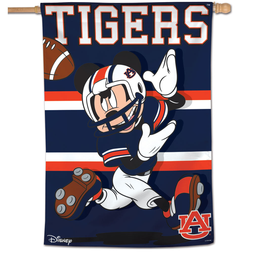 Auburn Tigers Mickey Mouse Vertical Flag 28