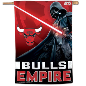 Chicago Bulls Star Wars Darth Vader Vertical Flag 28"x40"                                        
