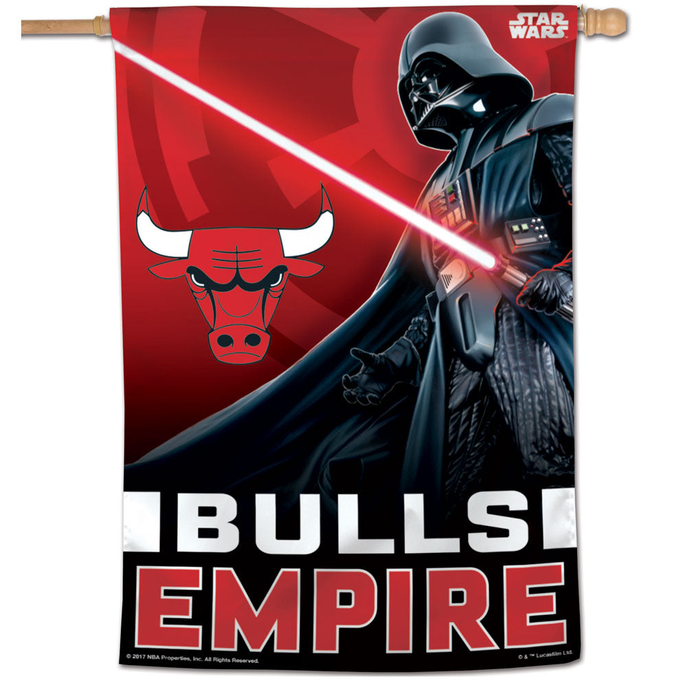 Chicago Bulls Star Wars Darth Vader Vertical Flag 28