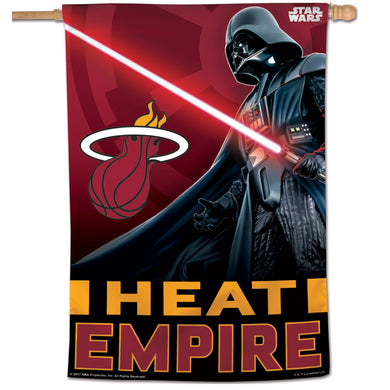 Miami Heat Star Wars Darth Vader Vertical Flag 28