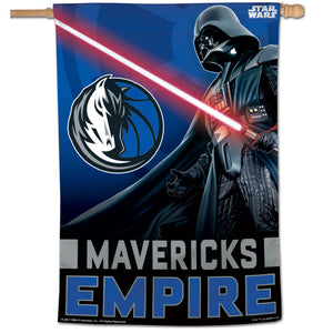Dallas Mavericks Star Wars Darth Vader Vertical Flag 28"x40"                                         