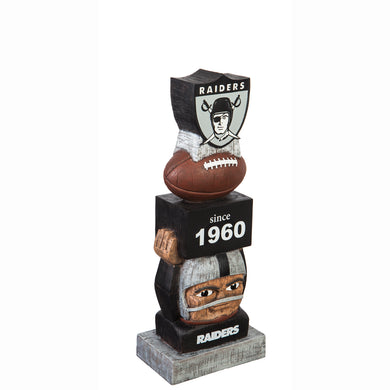 Las Vegas Raiders Vintage Tiki Totem