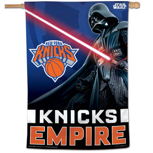 New York Knicks Star Wars Darth Vader Vertical Flag 28"x40"                                                                     