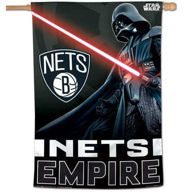 Brooklyn Nets Star Wars Darth Vader Vertical Flag 28