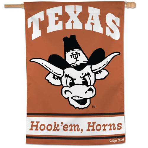 Texas Longhorns College Vault Vertical Flag - 28