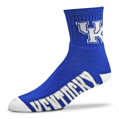 Kentucky Wildcats Quarter Crew Socks