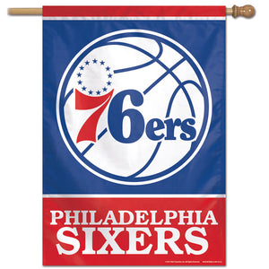 Philadelphia 76ers Vertical Flag 28"x40"                                                                        