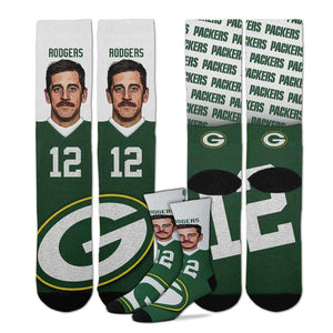 Aaron Rodgers Green Bay Packers socks