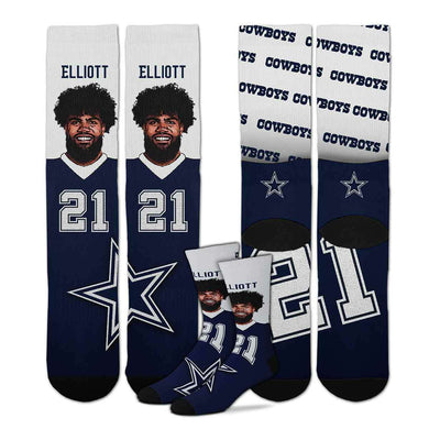 Ezekiel Elliott Dallas Cowboys socks