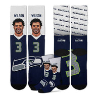 Russell Wilson Seattle Seahawks Champ Socks
