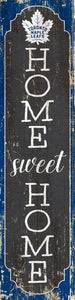 Toronto Maple Leafs Home Sweet Home Door Leaner  6"x24"