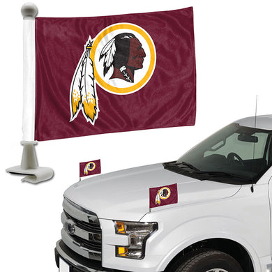 Washington Redskins Ambassador Car Flag Set of 2