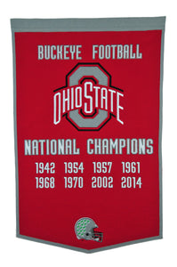Ohio State Buckeyes Dynasty Wool Banner - 24"x36"