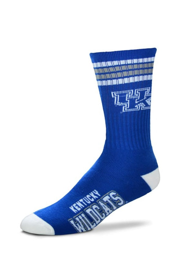 Kentucky Wildcats 4 Stripe Deuce Socks