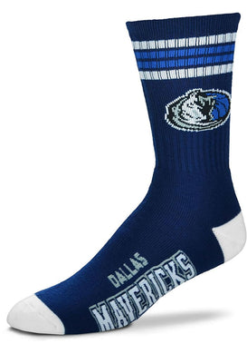 Dallas Mavericks - 4 Stripe Deuce Crew Socks