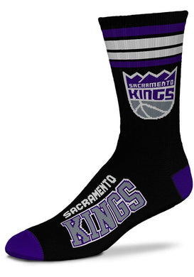 Sacramento Kings - 4 Stripe Deuce Crew Socks